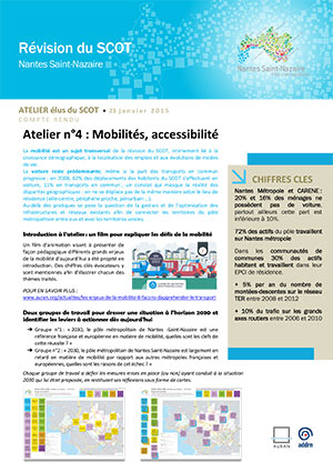 Atelier élus 04 – Mobilités, accessibilité – 23 janvier 2015